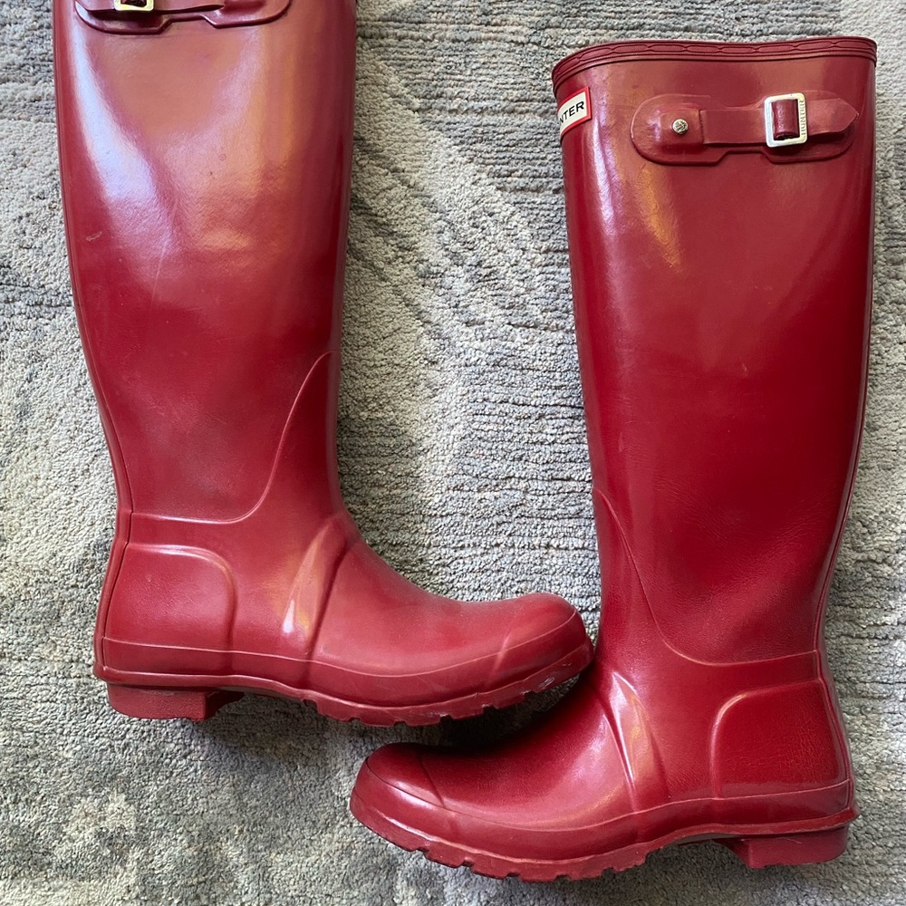 Hunter Classic Red Rain Boots